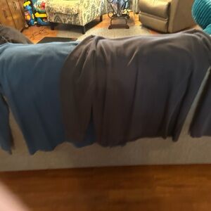 Jockey Long Sleeve Tees - Blue and Gray